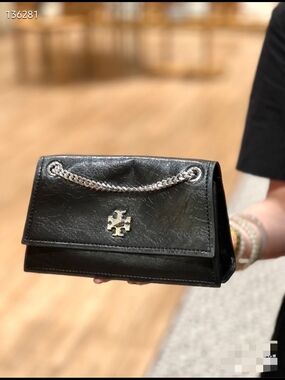 Tory Burch Kira Turnlock Leather Mini Bag